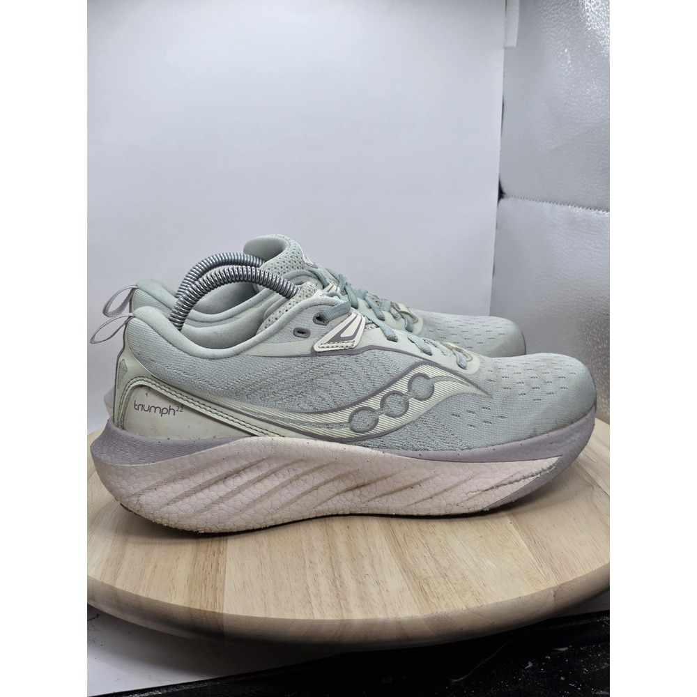 Womens Size 9.5 - Saucony Triumph 22 Vanilla White Running Shoes S10964-145 - Picture 3 of 9